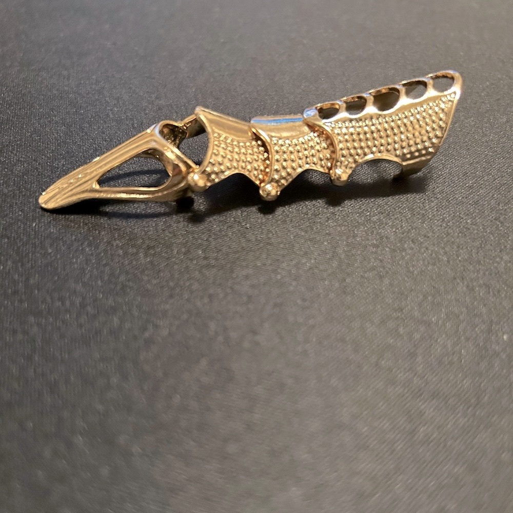 NEW // Gold Joint Rings 3 Pcs - Picture 4 of 9